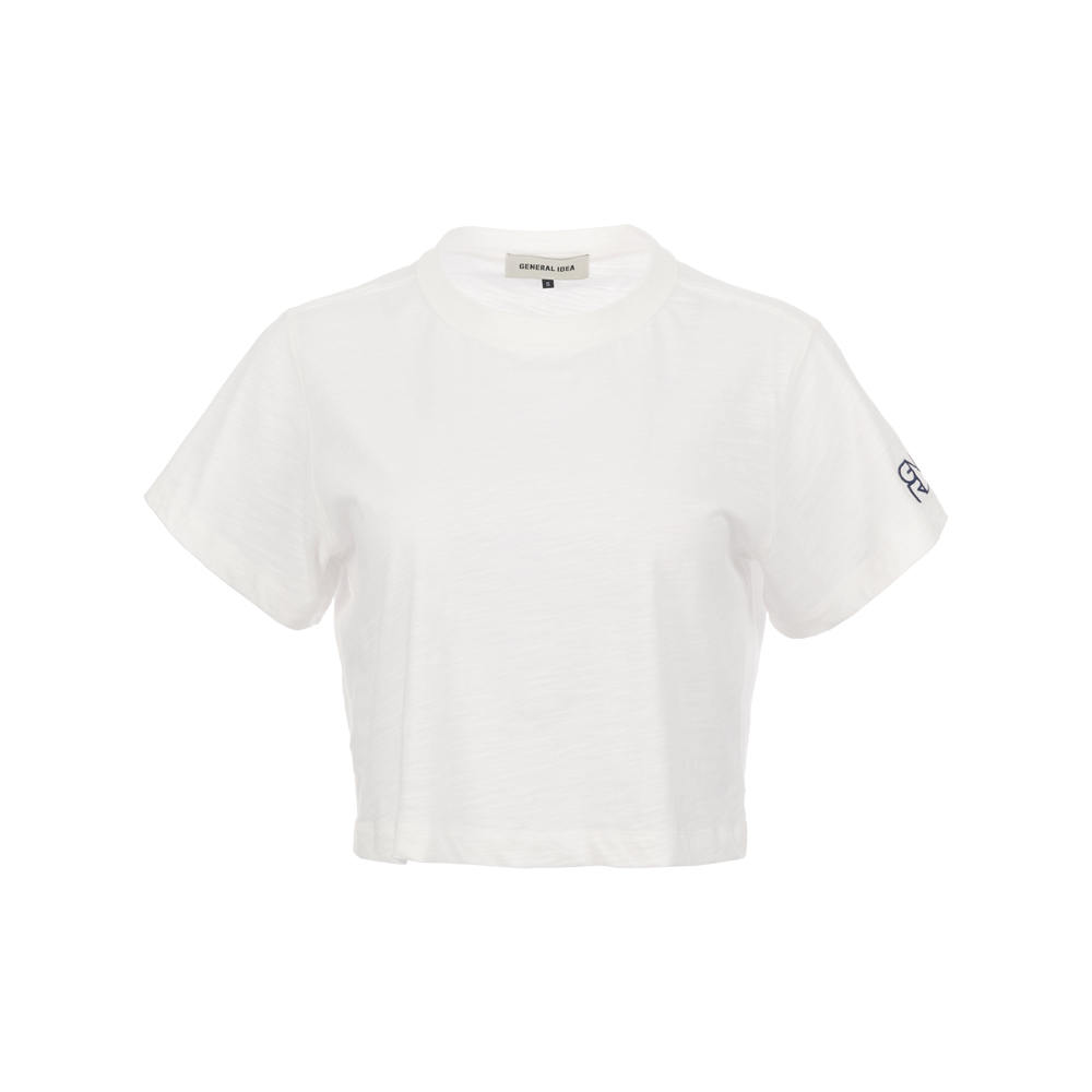 UNISEX 에센셜 슬러브 반팔 티셔츠 [WHITE]
